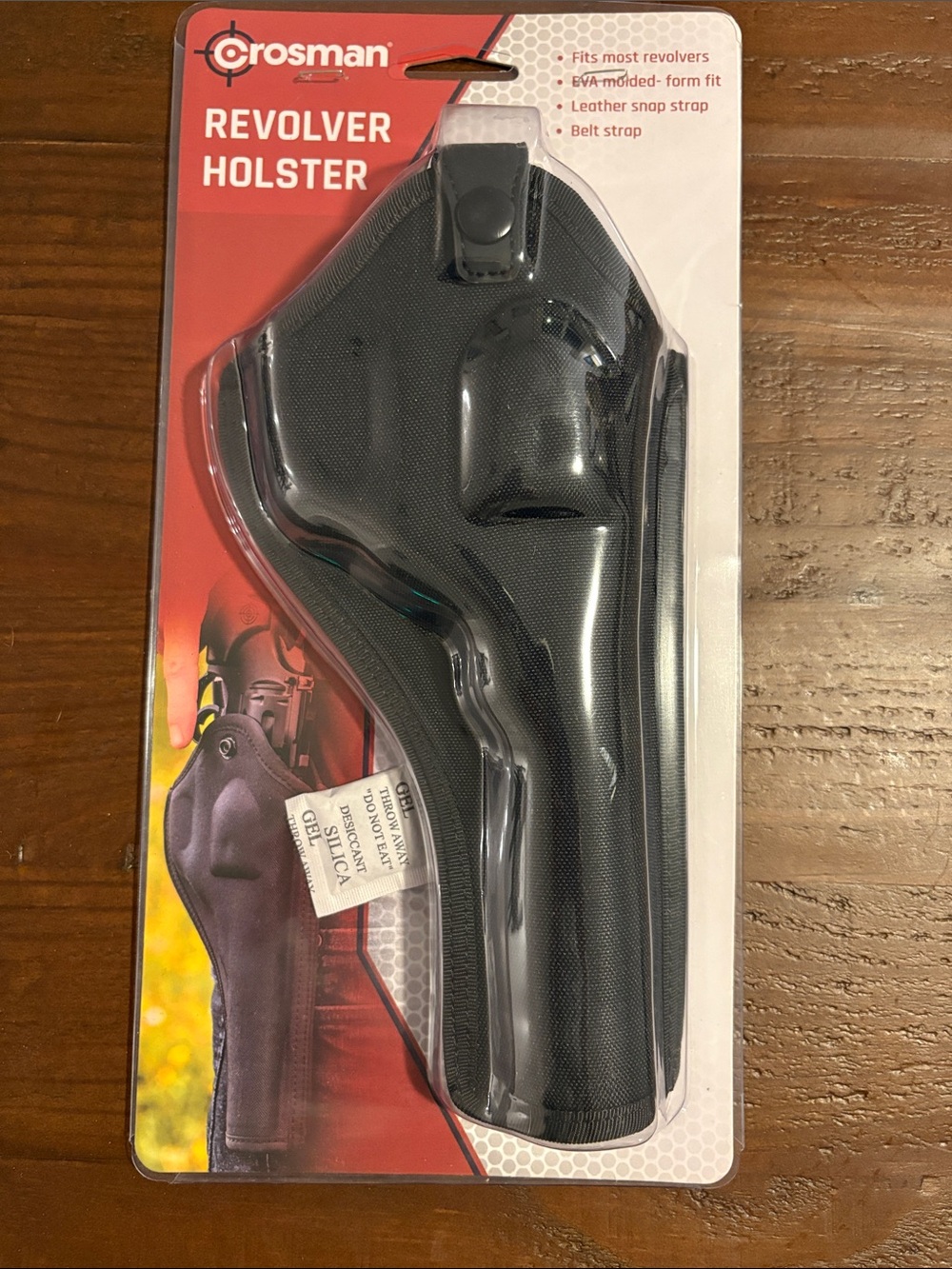 Black EVA-Molded Revolver Holster for Men